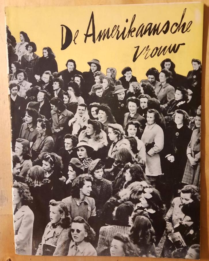 De Amerikaanse Vrouw - Oorlog en Vrouwenrol, Boeken, Oorlog en Militair, Gelezen, Ophalen of Verzenden