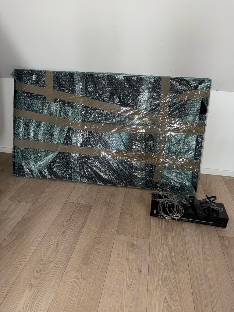 Samsung QLED 55 inch met One Connect Box, Audio, Tv en Foto, Televisies, Ophalen, 100 Hz, Samsung, 100 cm of meer