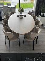 Eettafel, Ovaal, 100 tot 150 cm, Eikenhout, 200 cm of meer