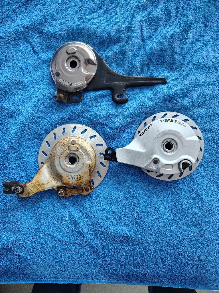 Shimano Rollerbrakes 2stuks: BR-IM45-R 10e. en BM-IM50-R 20e, Fietsen en Brommers, Fietsen | Heren | Herenfietsen, Zo goed als nieuw
