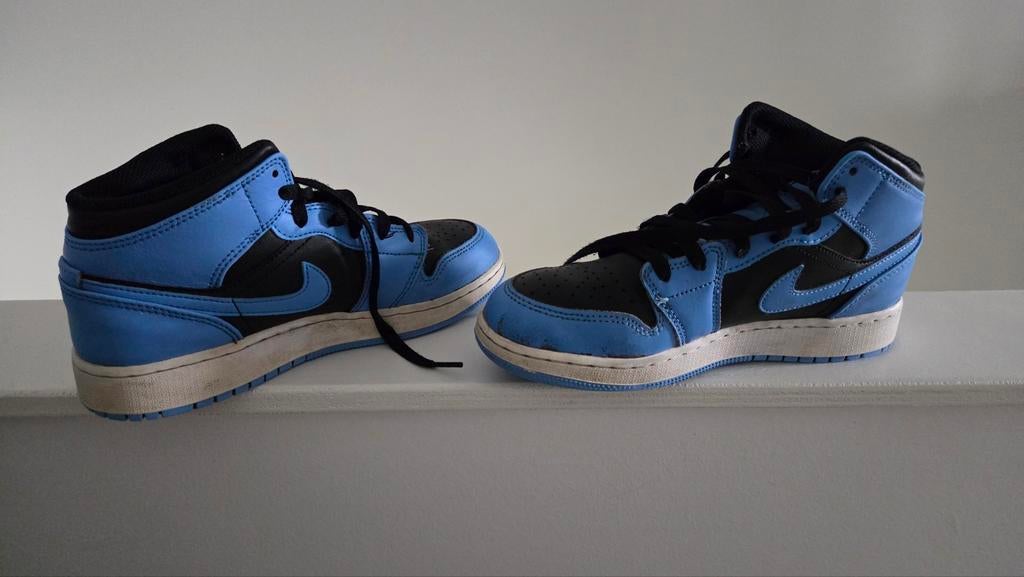 Nike Air Jordan sneakers maat 38 - Blauw/Zwart, Kleding | Dames, Schoenen, Ophalen of Verzenden