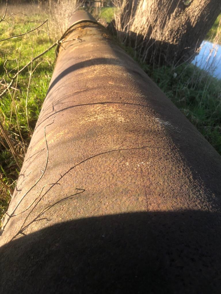 Duikerbuis duiker meerpaal staal, Ophalen, Overige materialen, Gebruikt, 4 tot 6 meter