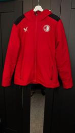 Feyenoord winterjas te koop. 30 euro, Ophalen of Verzenden, Zo goed als nieuw, Maat 52/54 (L), Rood