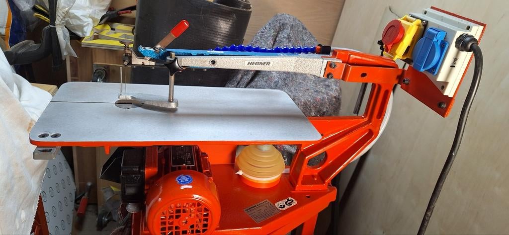 Hegner Multicut 2S figuurzaagmachine, Ophalen, Hegner, 30 tot 70 mm, Figuurzaag