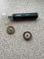 Ferm WBM1017 Li-Ion Weed Brush Elektrische Onkruidborstel, Tuin en Terras, Ophalen of Verzenden, Gebruikt