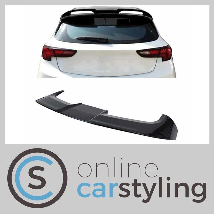 Achterklep spoiler Opel Astra K Hatchback Glossy Black, Auto diversen, Tuning en Styling, Ophalen of Verzenden
