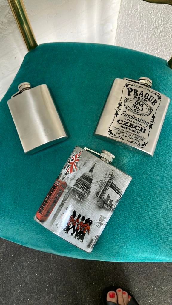 Whiskey zakflacons, Ophalen of Verzenden, Zo goed als nieuw, Gebruiksvoorwerp