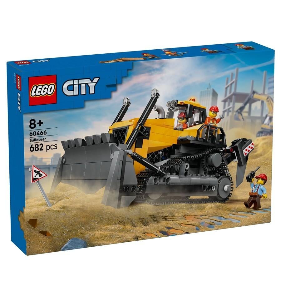 LEGO City 60466 Gele Bulldozer * ’t LEGOhuis *, Ophalen of Verzenden, Nieuw, Complete set, Lego