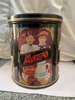 Vintage Mars chocolade blik – groot retro Mars bewaarbik, Verzamelen, Blikken, Ophalen of Verzenden, Zo goed als nieuw, Overige