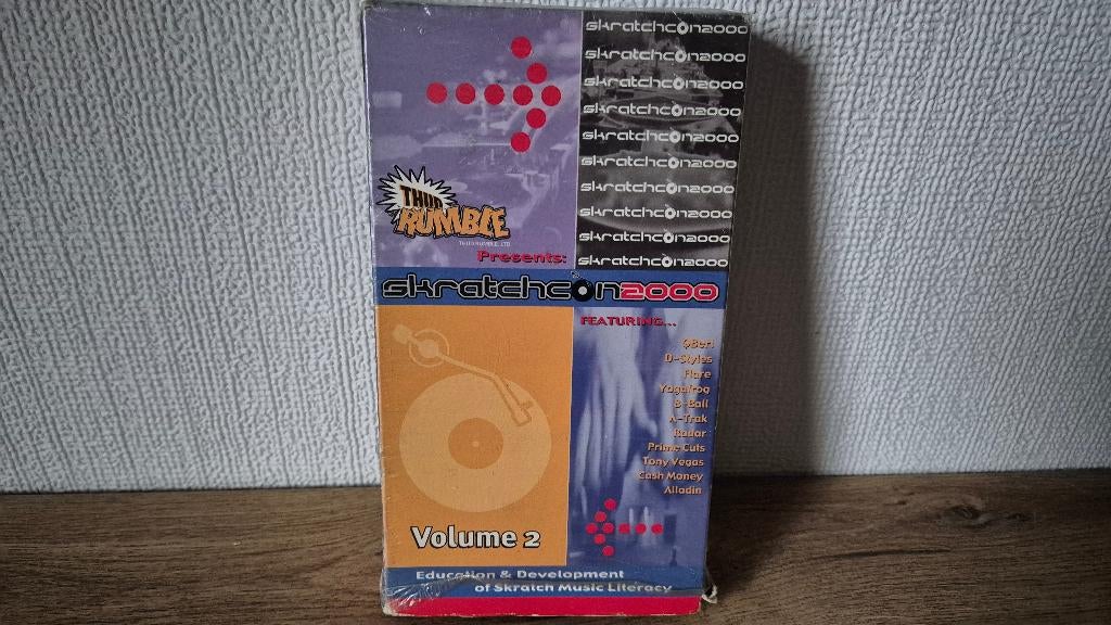 Hip hop scratch video cassette VHS, Ophalen of Verzenden, Zo goed als nieuw, Overige genres