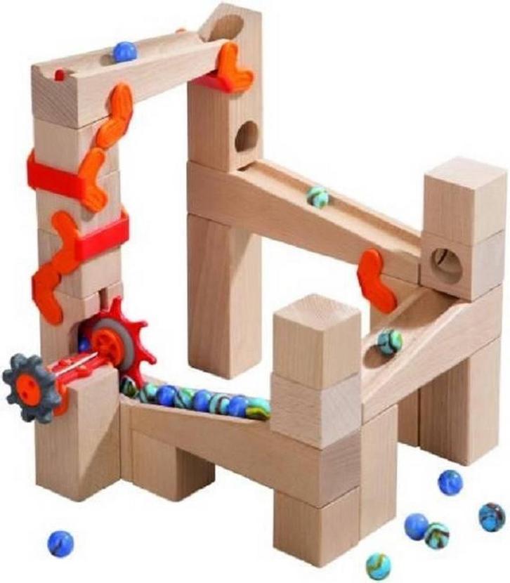 Haba Knikkerbaan - Houten Bouwset voor Eindeloos Plezier, Kinderen en Baby's, Speelgoed | Educatief en Creatief, Gebruikt, Bouwen