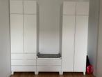Witte kledingkast zo goed als nieuw, Ophalen, Zo goed als nieuw, 25 tot 50 cm, 50 tot 100 cm