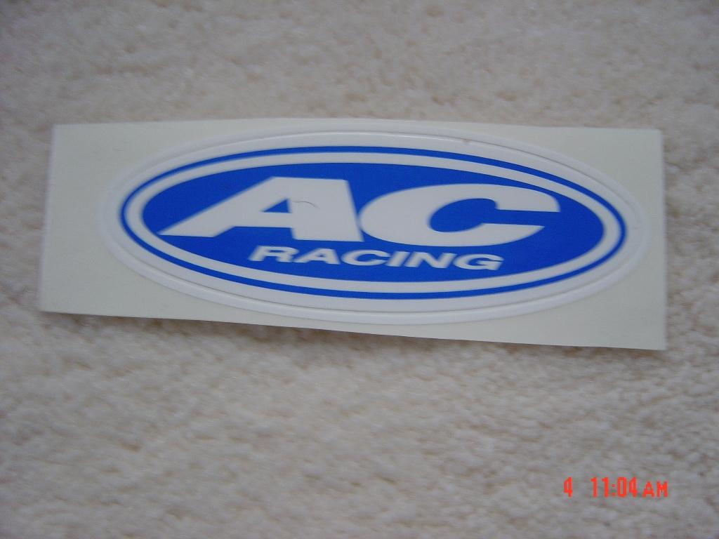 motor stickers AC Racing Yokohama RK Takasago chain, Ophalen of Verzenden