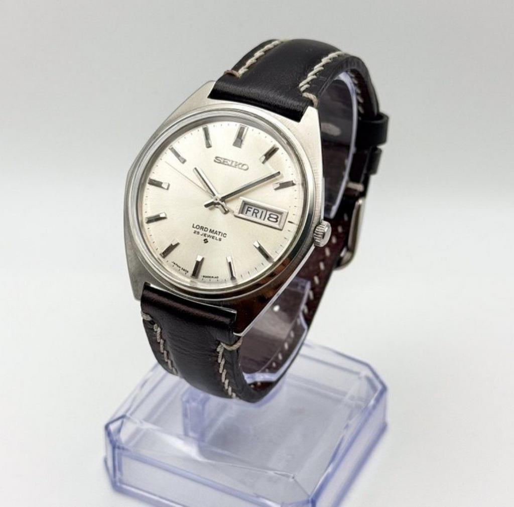 Prachtige Vintage Seiko Lord Matic 5606-9000 (1968) – Kanji, Ophalen of Verzenden