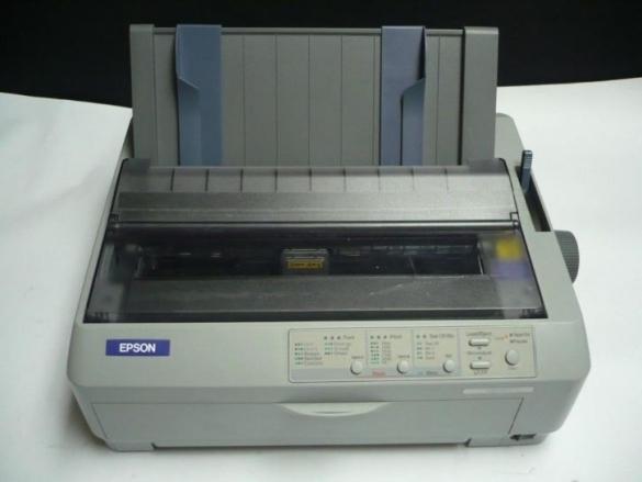 Epson LQ-590 P363A Dot Matrix Impact Printer 24-Pins, Computers en Software, Printers, Niet ingevuld, Gebruikt, Matrix-printer