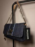 True Religion spijkerstof schoudertasje met gouden details, Ophalen of Verzenden, Nieuw, Blauw, Schoudertasje