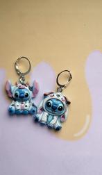 Leuke Stitch Oorbellen - Uniek Design, Sieraden, Tassen en Uiterlijk, Oorbellen, Overige materialen, Hangers, Blauw, Nieuw