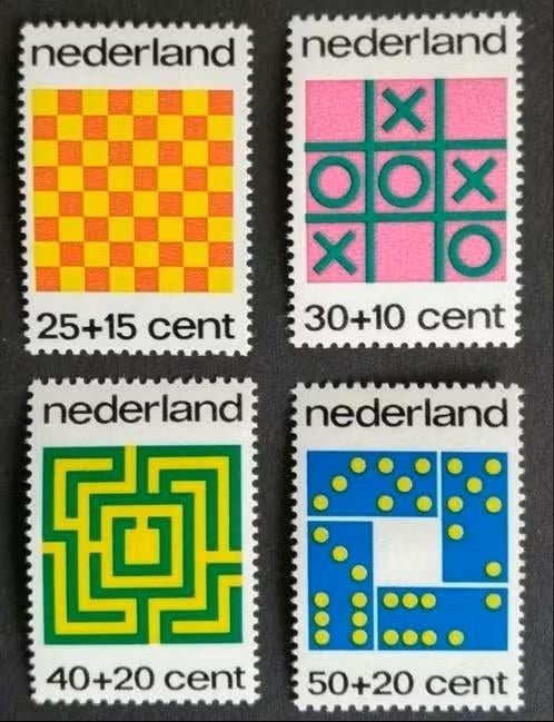 Nederland 1973 - nvph 1038-1041 - Kinderzegels, Postzegels en Munten, Ophalen of Verzenden, Na 1940, Postfris