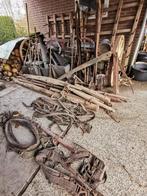 oude landbouwwerktuigen, Ophalen