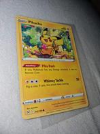 Pokemon pikachu kaart, Ophalen of Verzenden, Zo goed als nieuw, Speelkaart(en)