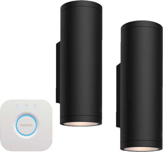 Philips Hue Appear Tuinlamp Wandlamp - 2 stuks Tuinlamp met, Ophalen of Verzenden, Nieuw, Overige materialen, Hue