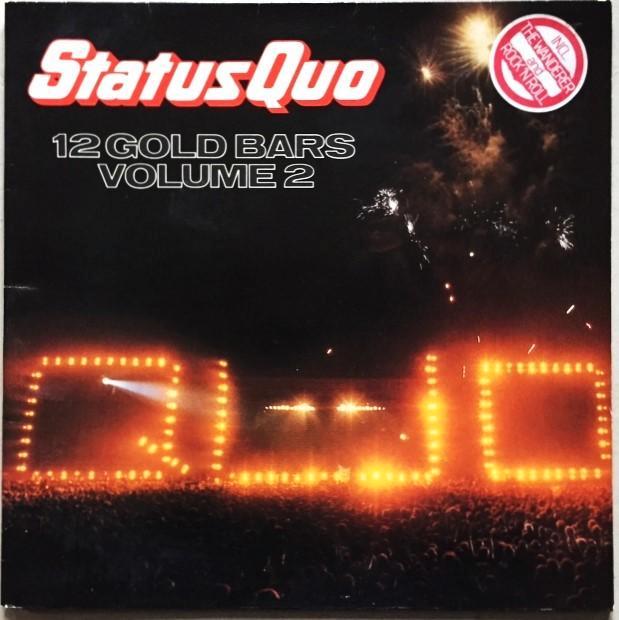 LP status Quo  - 12 Gold Bars Volume 2 1984 NL Classic Rock, Cd's en Dvd's, Vinyl | Rock, Gebruikt, Poprock, 12 inch, Ophalen of Verzenden