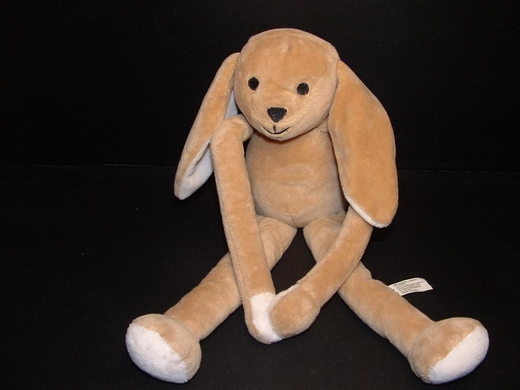 HEMA KONIJN VELOURS BEIGE MET WITTE VELOURS, Ophalen of Verzenden, Nieuw, Overige typen