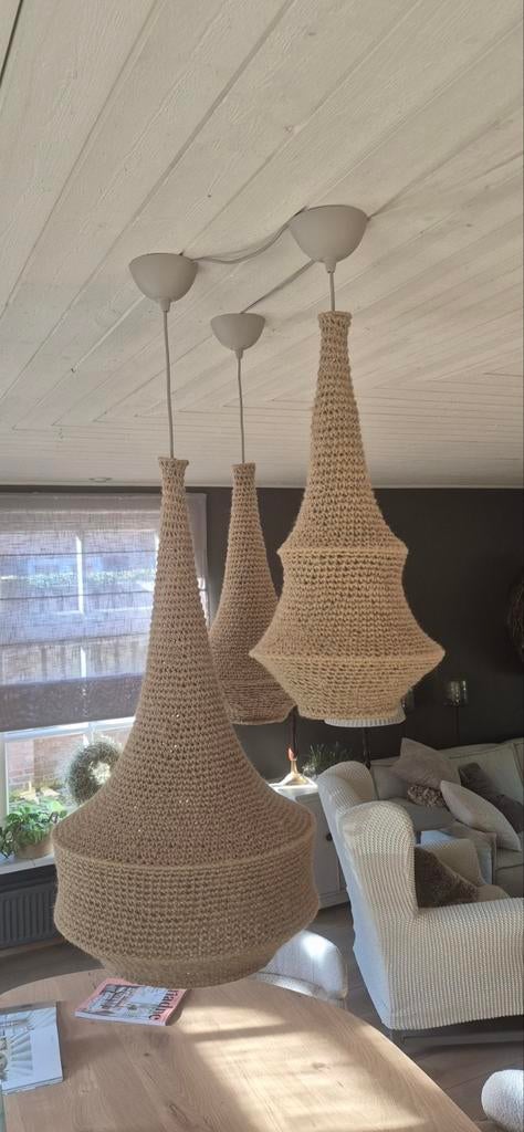 Gehaakte Marokkaanse lampen/kroonluchters, Ophalen, Nieuw, Boho Ibiza