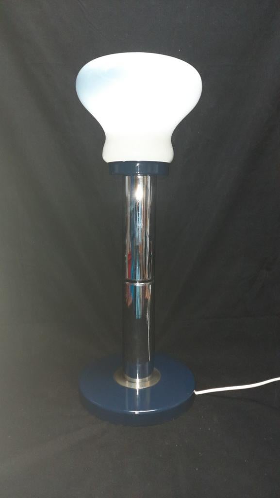 Tafellamp murano glas jrn 70 italië, lees de beschrijving, Ophalen of Verzenden, Gebruikt, Glas, 50 tot 75 cm