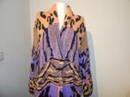 Marccain beeldschoon vest kleurrijk dikker gebreid N4 40, Maat 38/40 (M), Verzenden, Paars, Gedragen