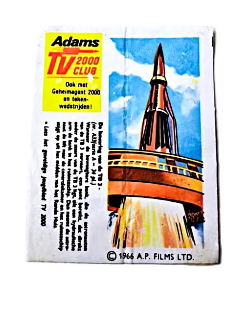 thunderbirds nr.33/1966/ lancering/Adams serie tv club 2000, Ophalen of Verzenden, Gebruikt, Tv, Foto of Kaart