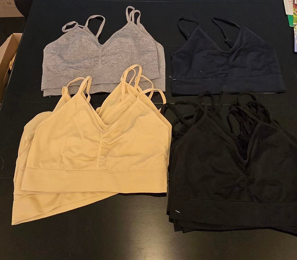 Dames sport bh S/M met dunne  verstelbare bandje, Kleding | Dames, Ondergoed en Lingerie, Ophalen of Verzenden, Zwart, BH