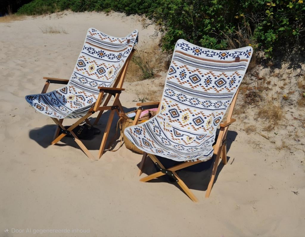 Vlinderstoel hout - Human Nature, Caravans en Kamperen, Kampeermeubelen, Ophalen