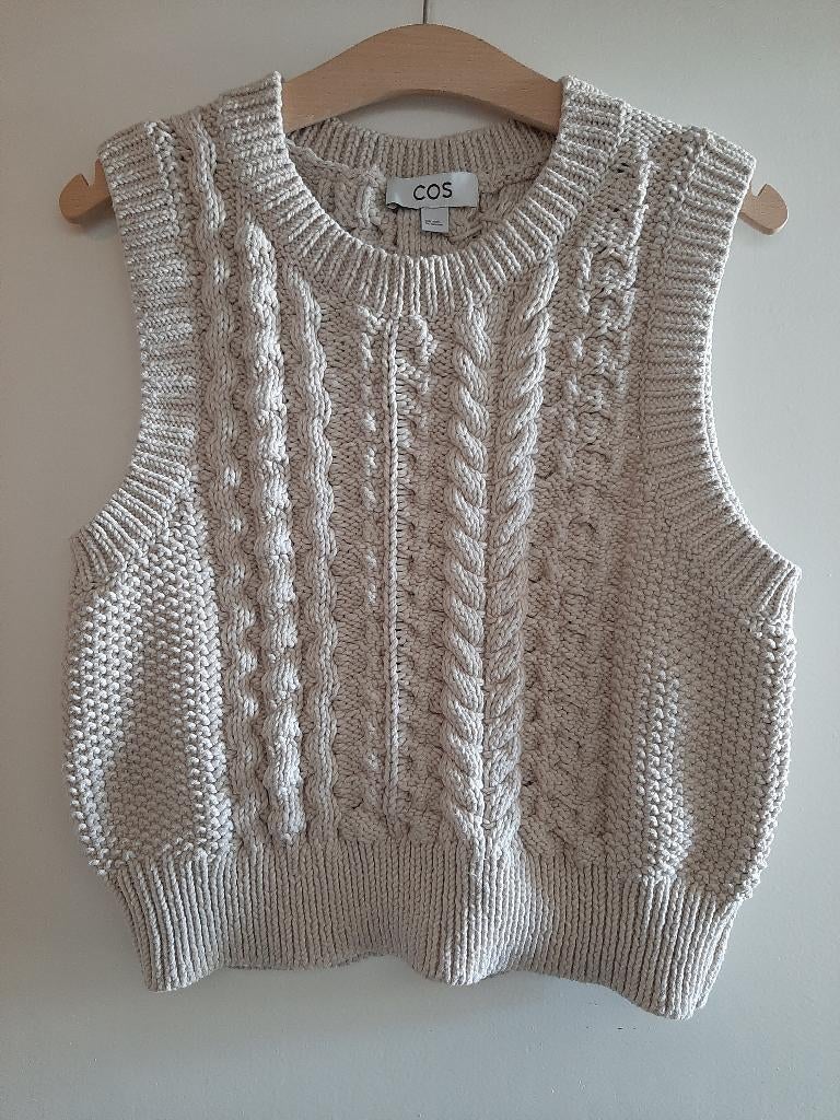 beige spencer cos, Kleding | Dames, Truien en Vesten, COS, Verzenden, Beige, Nieuw