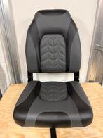 Bootstoel met Hoge Rugleuning - Opklapbaar, Zwart/Antraciet, Watersport en Boten, Info@bateaubootservice.nl, Bateau bootservice