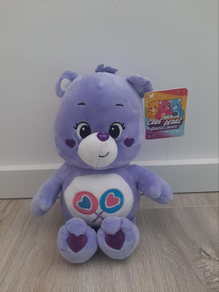 Nieuw! Knuffel care bears beer paars K5635, Ophalen of Verzenden, Zo goed als nieuw