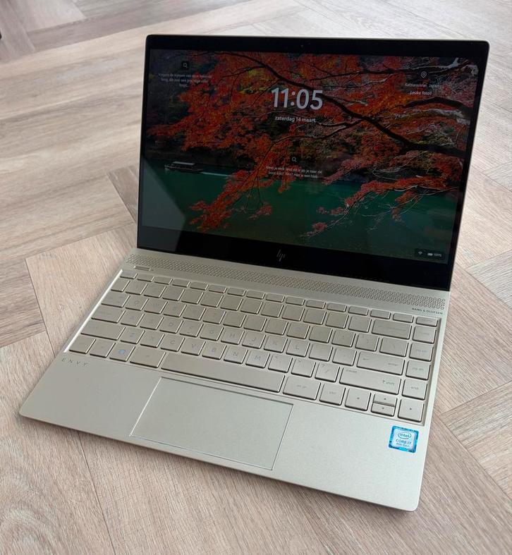 HP ENVY | 13,3-inch | Windows 11 | Goud, Computers en Software, Windows Laptops, Gebruikt, 13 inch, SSD, 4 Ghz of meer, 8 GB, Qwerty