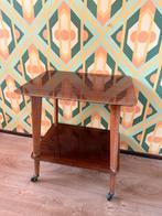 Vintage TV / LP Tafeltje, Ophalen, Gebruikt, Rechthoekig, 60 cm of meer