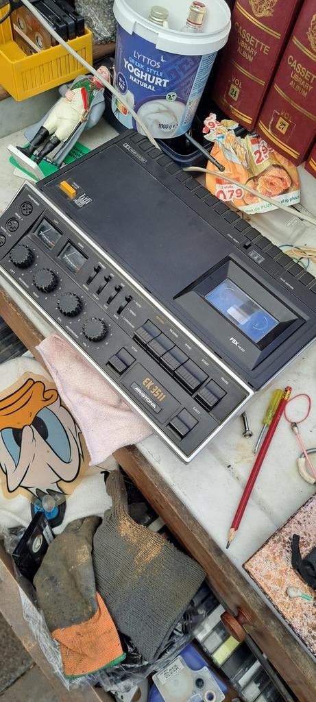 Vintage Aristona EK 3511 Cassettedeck - Dolby System, Audio, Tv en Foto, Cassettedecks, Ophalen of Verzenden, Enkel, Overige merken