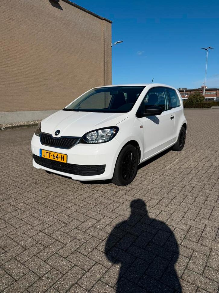 Skoda Citigo 1.0 60pk Greentech 3D 2018 Wit, Auto's, Skoda, Particulier, Citigo, Benzine, Hatchback, Handgeschakeld, Geïmporteerd