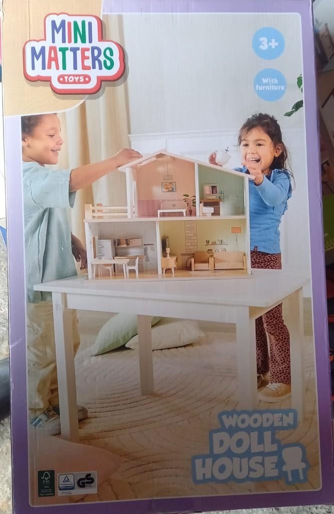 Mini Matters poppenhuis met inrichting NIEUW, Kinderen en Baby's, Speelgoed | Poppenhuizen, Ophalen of Verzenden, Nieuw, Poppenhuis