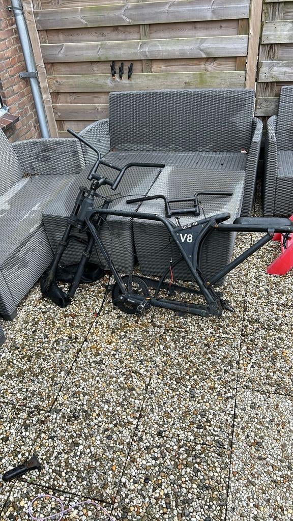 Fatbike V8 onderdelen - Frame, stuur en meer, Fietsen en Brommers, Fietsonderdelen, Gebruikt, Frame, Ophalen of Verzenden