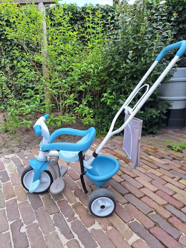 Smoby driewieler met duwstang, Ophalen, Gebruikt