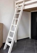Witte houten ladder voor hoogslaper, Ophalen of Verzenden, Gebruikt, Hoogslaper