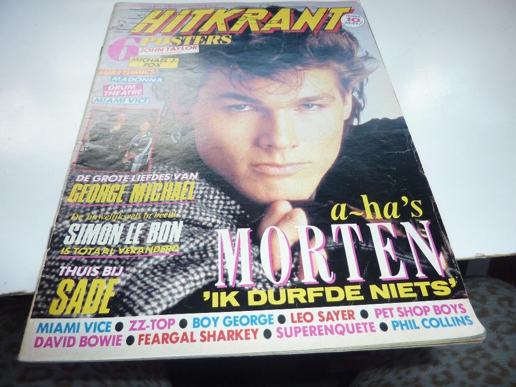 HITKRANT NR 7 1986 COMPLEET-J TAYLOR-SADE-  A TEAM-P BRARD, Verzamelen, Verzenden, 1980 tot heden, Tijdschrift
