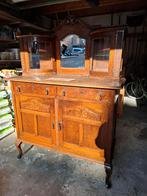 Antieke Queen Ann vitrinekast, Ophalen, Gebruikt, 150 tot 200 cm, 25 tot 50 cm