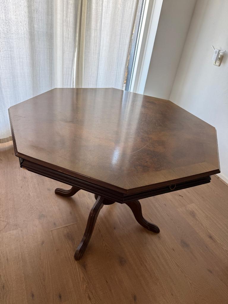 Tafel achthoekig, Ophalen