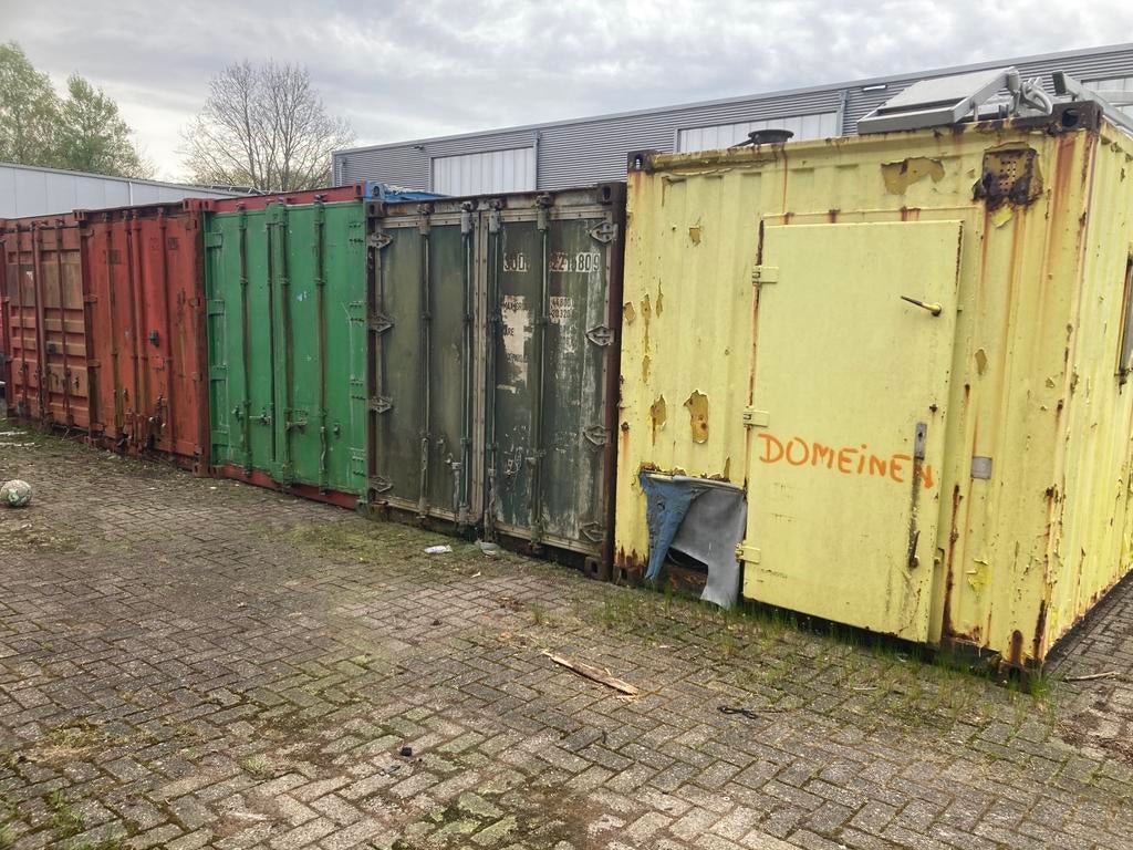 Zeecontainers 8stuks, Ophalen