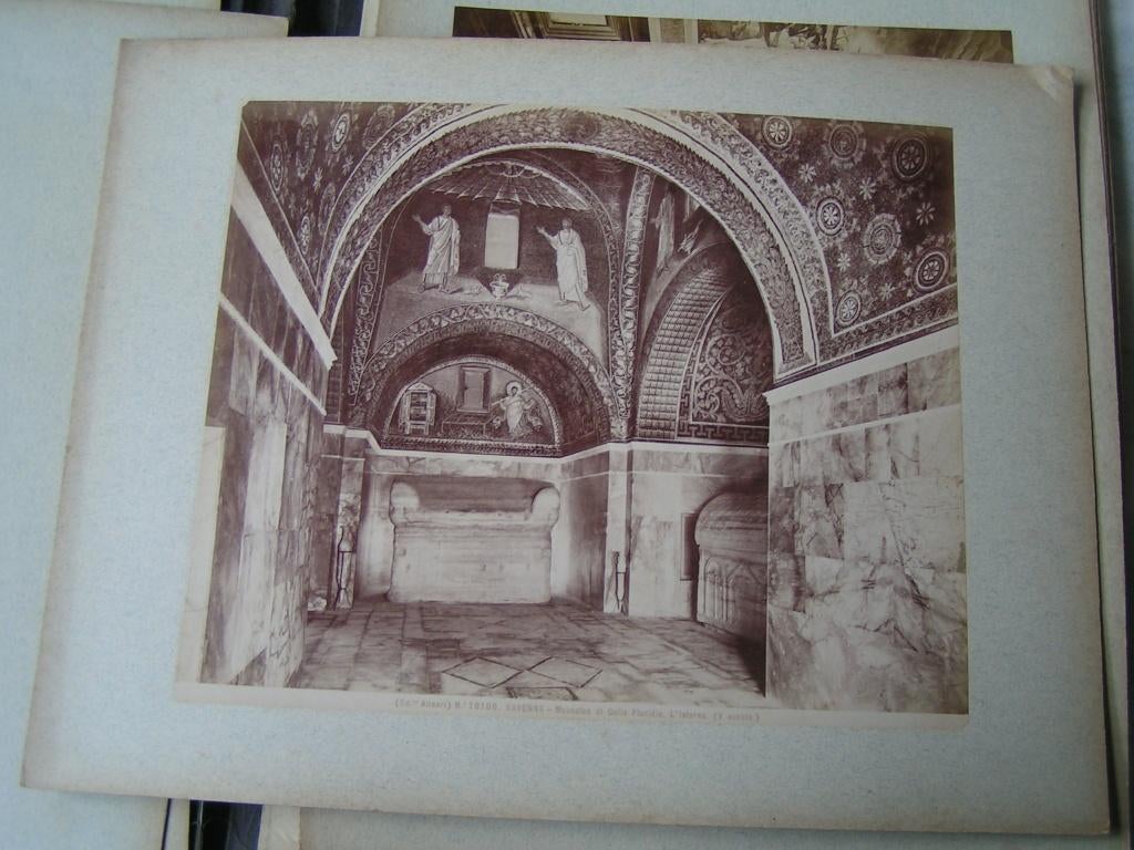 map 8 antieke foto's Cathedraal Siena nr XX 162 ger tris, Verzenden, Voor 1940, Gebruikt, Overige onderwerpen