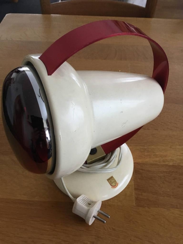 Vintage Rode Lamp - Philips, Ophalen, Gebruikt, Overige typen